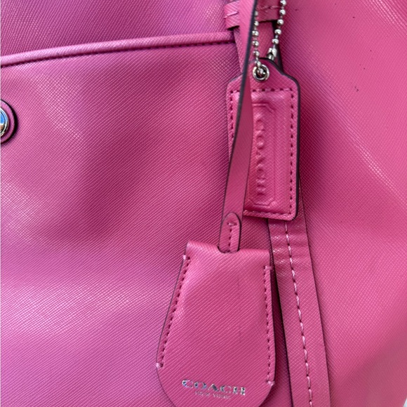 Coach Pink Tote Bag with Strap - Picture 2 of 8